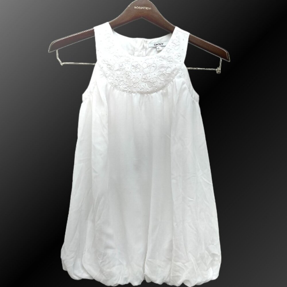 DKNY Dress White Girls Size L